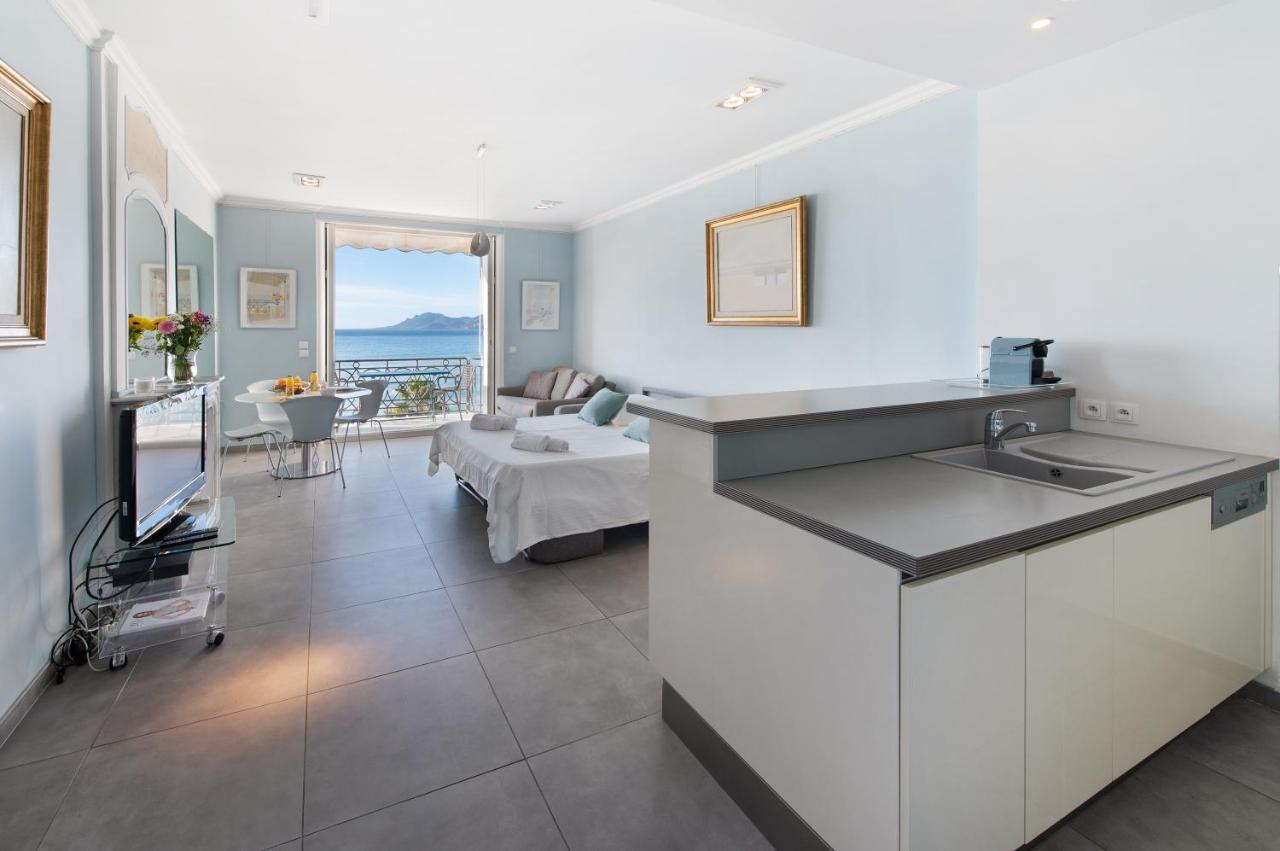 Palais Miramar - Suite Blue Room - Vue Mer -Croisette Emplacement Unique - 20M Plage - Wifi - Clim คานส์ ภายนอก รูปภาพ